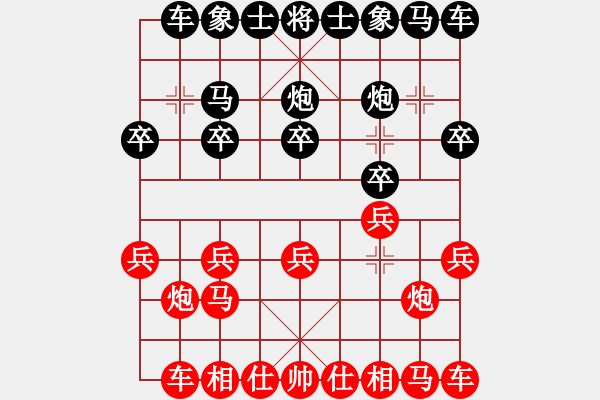 象棋棋譜圖片：隊長VS小李（讓兩先3） - 步數(shù)：10 