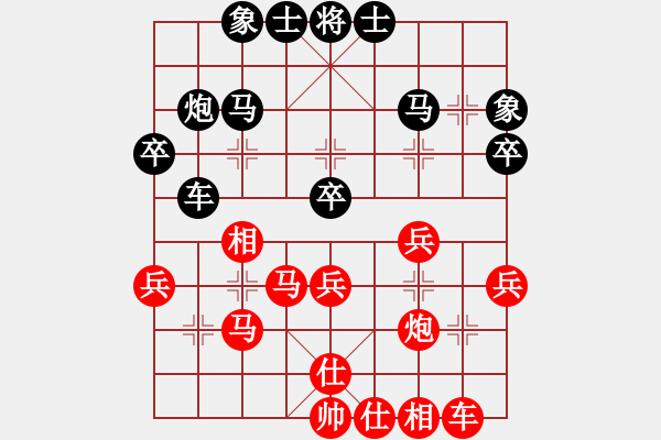 象棋棋譜圖片：bbboy002（業(yè)8-2） 先勝 冰無勝（業(yè)8-3） - 步數(shù)：40 