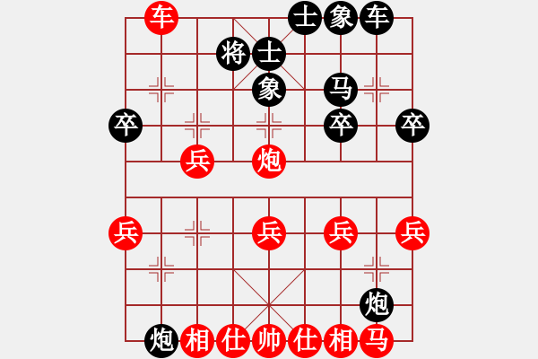 象棋棋譜圖片：韓裕恒 勝 佚名 - 步數(shù)：30 