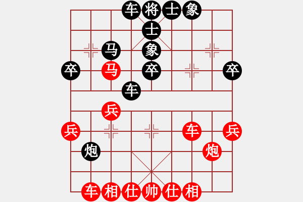 象棋棋譜圖片：任汝行(地煞)-和-ztyh(7星) - 步數：40 