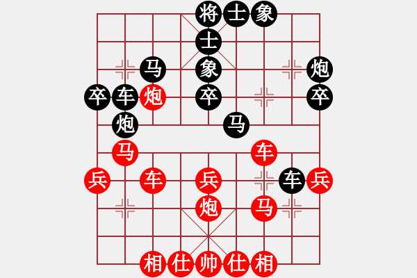 象棋棋譜圖片：lnsjzsbjl(5段)-負(fù)-霸王殺豬(9段) - 步數(shù)：30 