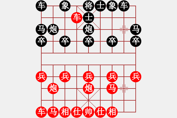 象棋棋譜圖片：橫才俊儒 -VS- 小鳥[535241494] - 步數(shù)：10 