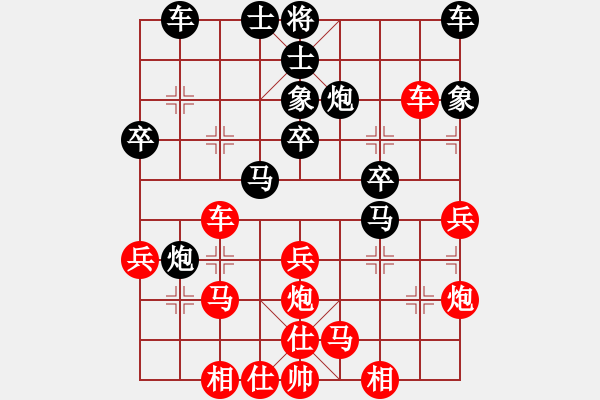 象棋棋譜圖片：十齡童炮轟孫大炮 齊齊哈爾 孫思陽(yáng) 先負(fù) 哈爾濱 王欣 - 步數(shù)：40 