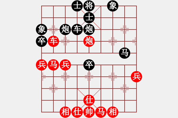 象棋棋譜圖片：應(yīng)仙人指路（后手） - 步數(shù)：45 