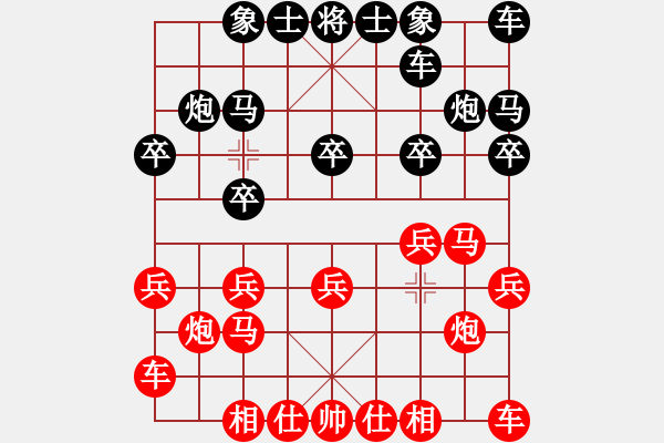 象棋棋譜圖片：專吃魚魚魚(9段)-和-富川棋手(7段) - 步數(shù)：10 