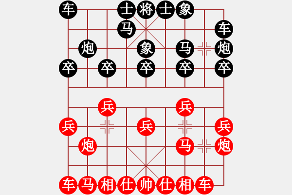 象棋棋谱图片：第9轮 临夏 张尕军（先和）青海 汪芝平 - 步数：10 