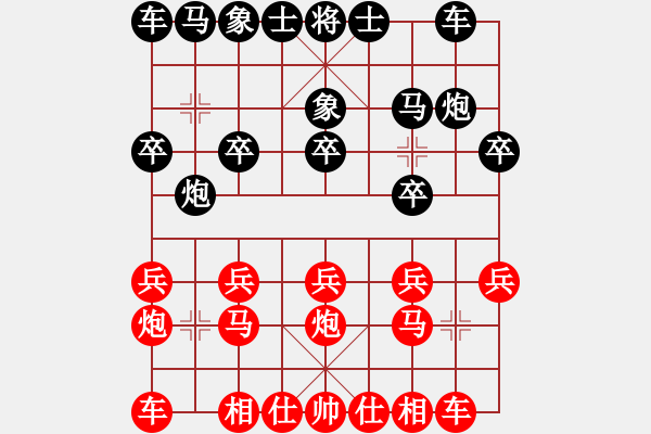 象棋棋譜圖片：aiq不知不覺 負(fù) ◤∷安德貝勒∷◥ - 步數(shù)：10 