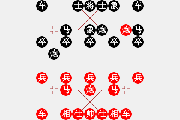 象棋棋譜圖片：以棋會友[936373248] -VS- 鬼子五[1440423621] - 步數(shù)：10 