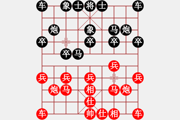 象棋棋譜圖片：yy1998[2792246073] -VS- xufeike[2386362596] - 步數(shù)：10 