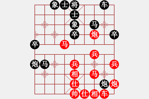 象棋棋譜圖片：xqmaster(北斗)-負(fù)-天龍之段譽(yù)(電神) - 步數(shù)：40 