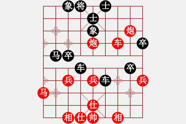 象棋棋譜圖片：富陽高手(1段)-和-thyfox(1段) - 步數(shù)：40 