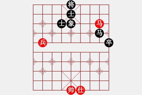 象棋棋譜圖片：騰迅 QQ 象棋對局 582166354 先和 水能穿山繞林 - 步數(shù)：170 