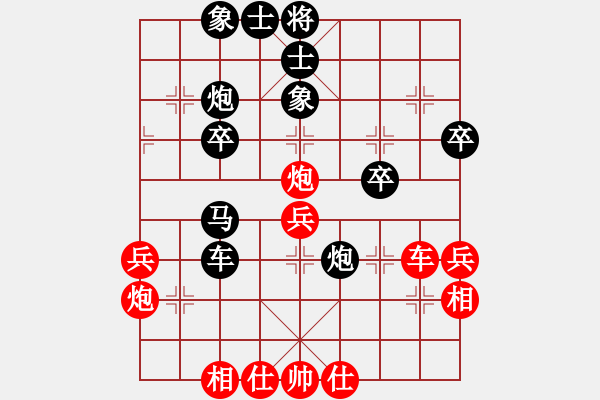 象棋棋譜圖片：降龍伏虎(1段)-負(fù)-梁山火鍋王(3段) - 步數(shù)：40 