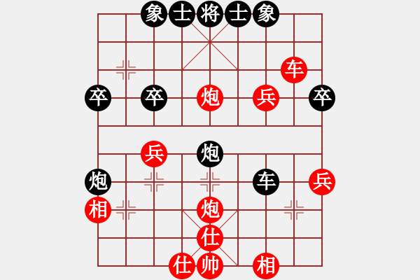 象棋棋譜圖片：敵手難覓(2段)-和-港頭院長(zhǎng)(9級(jí)) - 步數(shù)：40 