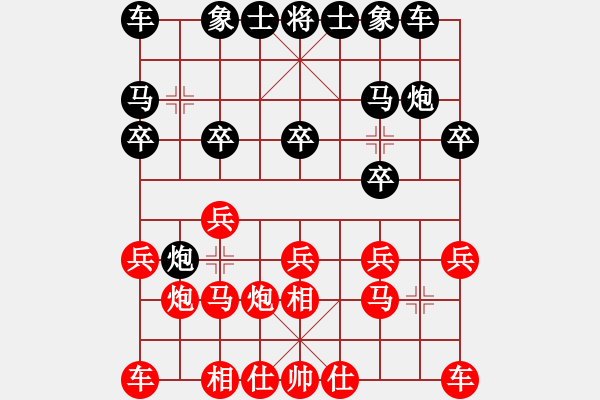 象棋棋譜圖片：琪偉紅先勝國良 - 步數(shù)：10 