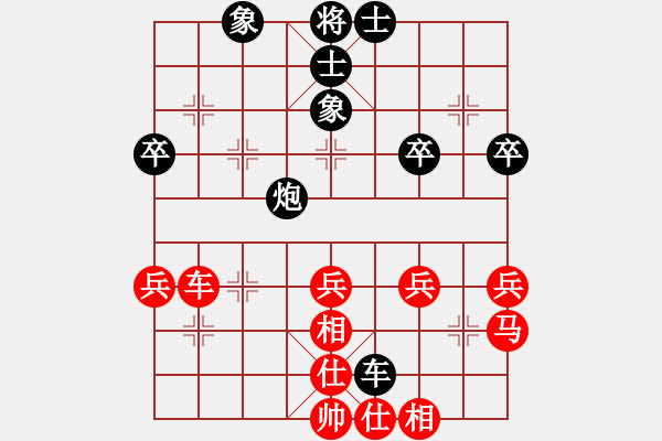 象棋棋譜圖片：桔中居士[125323952] -VS- 花開(kāi)不敗[2383491369] - 步數(shù)：40 