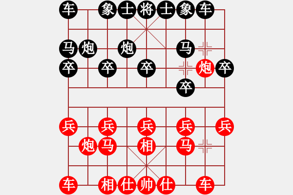 象棋棋譜圖片：相3上5對(duì)包8平4 - 步數(shù)：10 