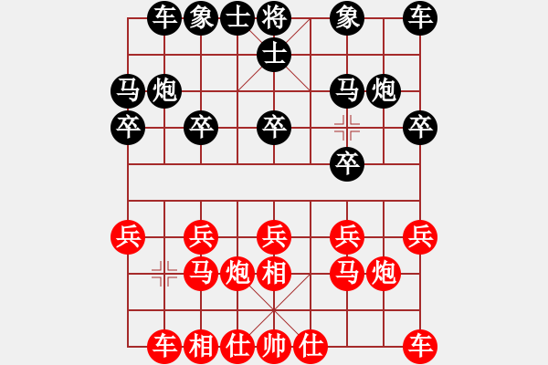 象棋棋譜圖片：哈密猛如虎(1段)-負(fù)-象棋巴底洞(4段) - 步數(shù)：10 