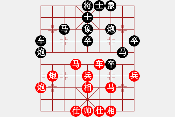 象棋棋譜圖片：金耳朵(4段)-負-我敢日刺猬(3段) - 步數：40 