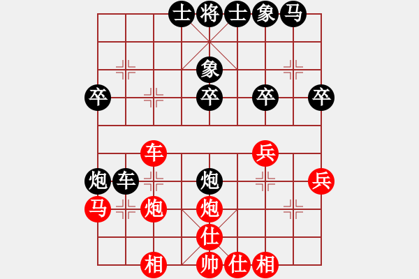 象棋棋譜圖片：湘潭棋迷二(2段)-勝-東營高手(2段) - 步數(shù)：30 