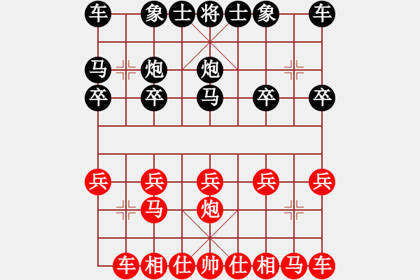 象棋棋譜圖片：2858局 D50-中炮對(duì)列炮-魯肅(2000) 先負(fù) 旋風(fēng)引擎23層(2866) - 步數(shù)：10 