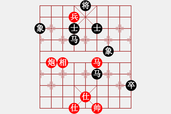 象棋棋谱图片：漫步云中月(地煞)-和-琪中琪(天罡) - 步数：100 