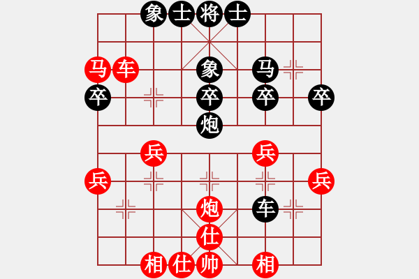 象棋棋譜圖片：歲月的記憶[業(yè)1-2]先負寧缺毋濫[業(yè)1-3]21回合201803260035.pgn - 步數(shù)：30 