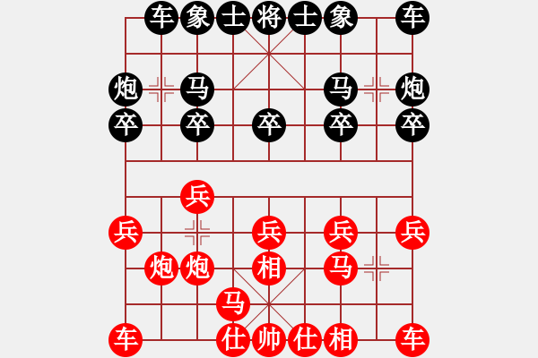 象棋棋譜圖片：獸馬堂(3段)-負(fù)-山野人(5段) - 步數(shù)：10 