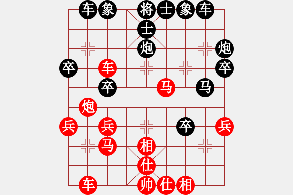 象棋棋譜圖片：局 - 步數(shù)：0 