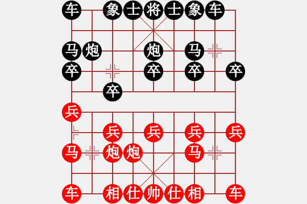 象棋棋譜圖片：超人[408244973] -VS- 無聊才上網(wǎng)[415824259] - 步數(shù)：10 