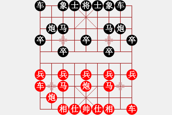 象棋棋譜圖片：小鳥139[紅] -VS- bbboy002[黑] - 步數(shù)：10 