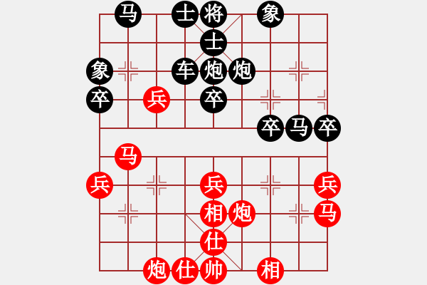 象棋棋譜圖片：傷心人[紅] -VS- 橫才俊儒[黑] - 步數(shù)：68 