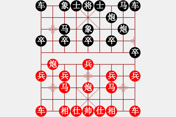 象棋棋譜圖片：湖北 陶亭羽 勝 貴州 夏俊明 - 步數(shù)：10 