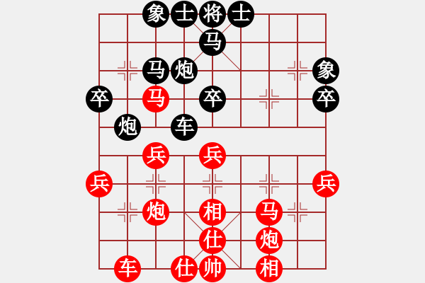 象棋棋譜圖片：第22屆省港澳賽：廣東許銀川 勝 香港文禮山 - 步數(shù)：40 