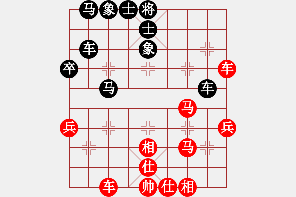 象棋棋譜圖片：眏眏眏(9段)-勝-小羅納耳朵(5段) - 步數(shù)：40 