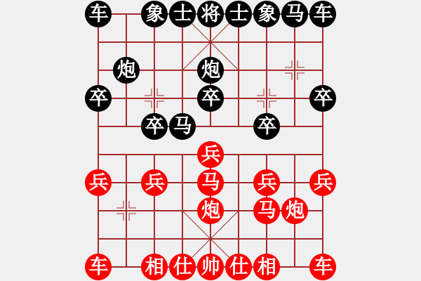 象棋棋譜圖片：東方龍[591077606] -VS- 七色彩虹[1264779553] - 步數(shù)：10 