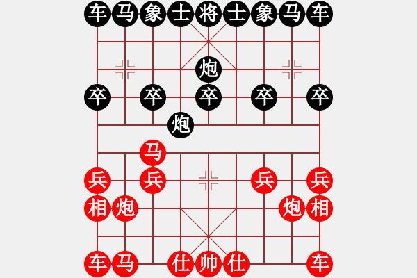 象棋棋譜圖片：熱血盟＊四少爺[紅] -VS- 熱血盟●溫柔一刀[黑] - 步數(shù)：10 