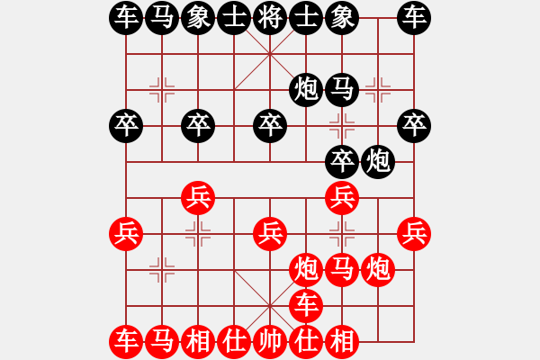 象棋棋譜圖片：閑逛[紅] -VS- 欣慰[黑] - 步數(shù)：20 