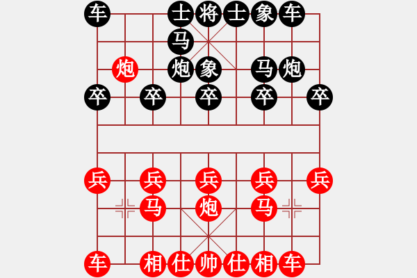 象棋棋譜圖片：飛刀先和古月.pgn - 步數(shù)：10 