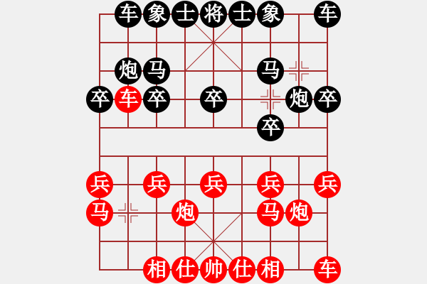 象棋棋譜圖片：大夢(mèng)紅先勝快樂(lè)使者 - 步數(shù)：10 