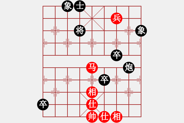 象棋棋譜圖片：逍遙六大爺紅負葬心【起馬轉(zhuǎn)邊炮對進７卒】 - 步數(shù)：120 