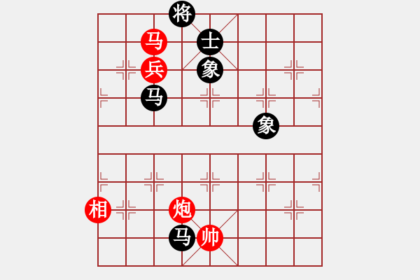 象棋棋譜圖片：和舒淇有緣(9段)-和-太極狼(6段) 五八炮互進(jìn)三兵對(duì)屏風(fēng)馬 紅左邊馬平炮壓馬對(duì)黑邊卒 - 步數(shù)：400 