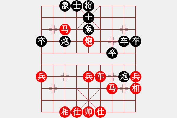 象棋棋譜圖片：bbboy002(3r)-勝-云南月月(2級(jí)) - 步數(shù)：40 