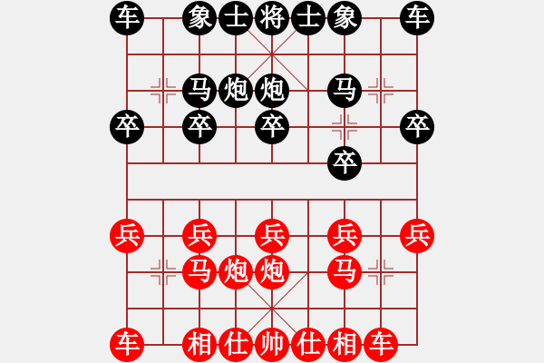 象棋棋譜圖片：20101026 1650 清風明月 - 快刀 - 步數(shù)：10 