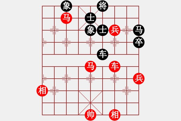 象棋棋譜圖片：絕世菜刀(4段)-勝-貴卿法師(9段) 五七炮互進(jìn)三兵對屏風(fēng)馬邊卒右馬外盤河 - 步數(shù)：130 