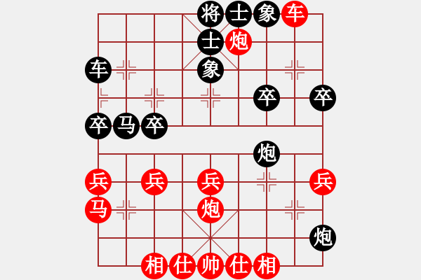 象棋棋譜圖片：⊙英雄無敵⊙比賽01號 勝 象棋之家＊帥 - 步數(shù)：30 