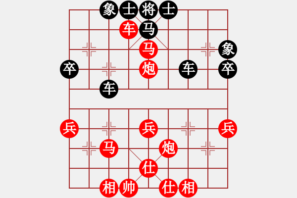 象棋棋譜圖片：酒泉溫柔一刀 先勝 忘年交 - 步數(shù)：45 