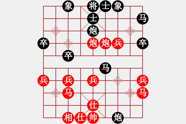 象棋棋譜圖片：中華臺(tái)北 孫璋慶 負(fù) 東馬 王成偉 - 步數(shù)：40 