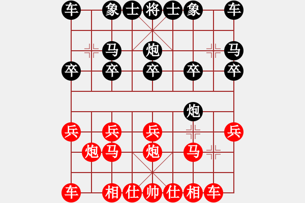 象棋棋譜圖片：豆豆爸先勝棋友 - 步數(shù)：10 