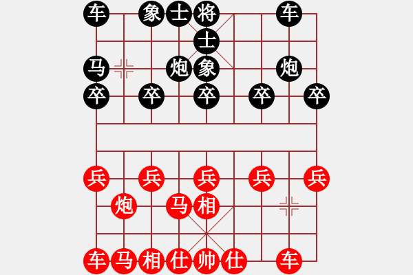 象棋棋譜圖片：罕罕[1252042481] -VS- 情花無愛[675863509] - 步數(shù)：10 